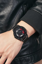 Montre Homme Cadran Jante Sport 3D - Édition Phantom | Acier Inoxydable Étanche