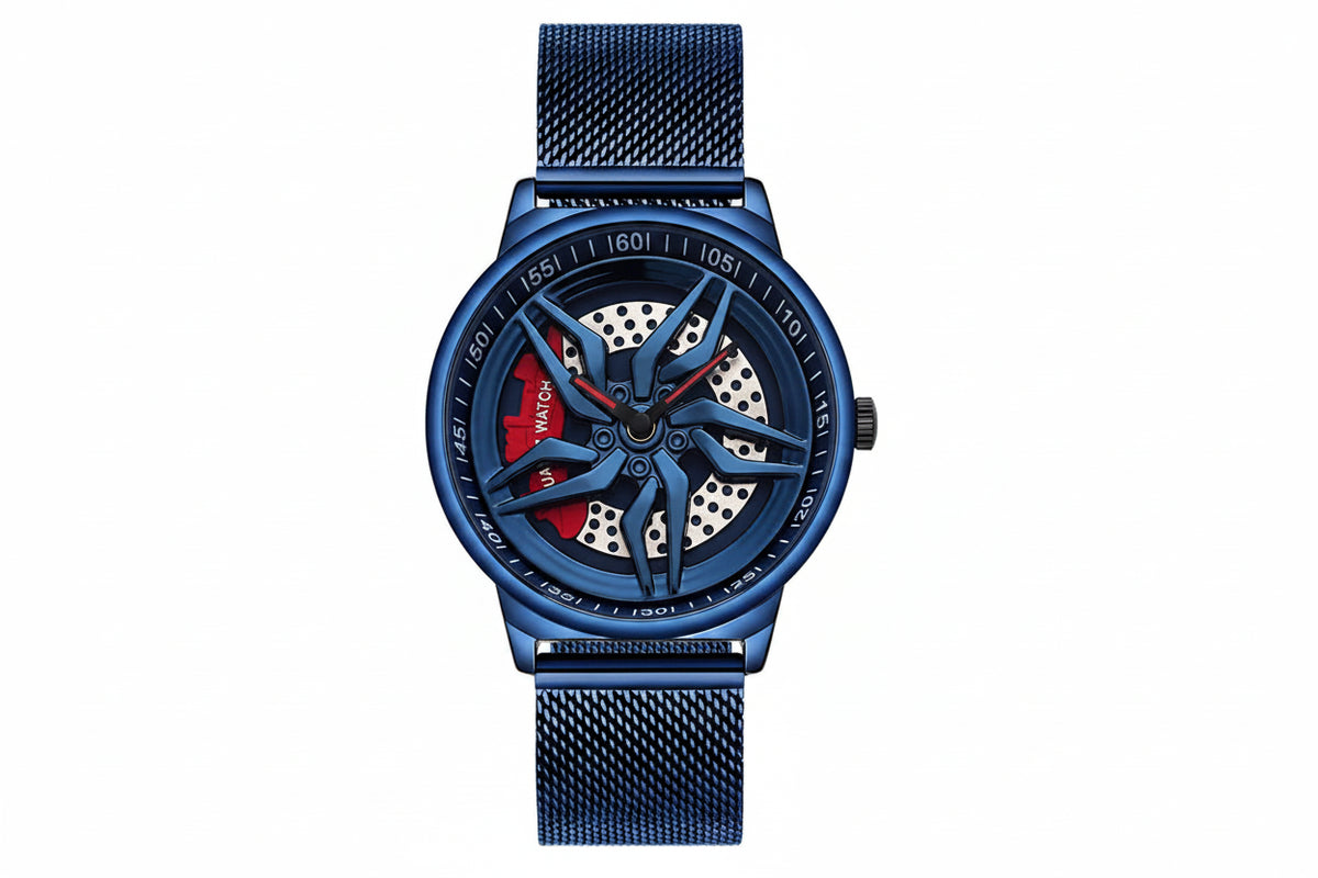 Montre Homme Cadran Jante Sport 3D - Édition Phantom | Acier Inoxydable Étanche