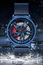 Montre Homme Cadran Jante Sport 3D - Édition Phantom | Acier Inoxydable Étanche