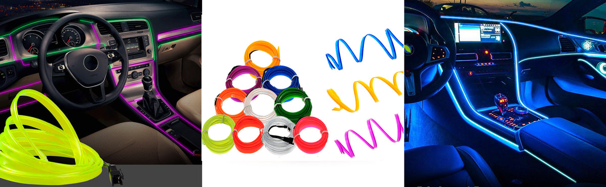 LED Neon Interior Wire - Continuous Light Effect