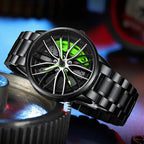 Men's Sport 3D Wheel Dial Watch – Vortex Edition | Stainless Steel Waterproof