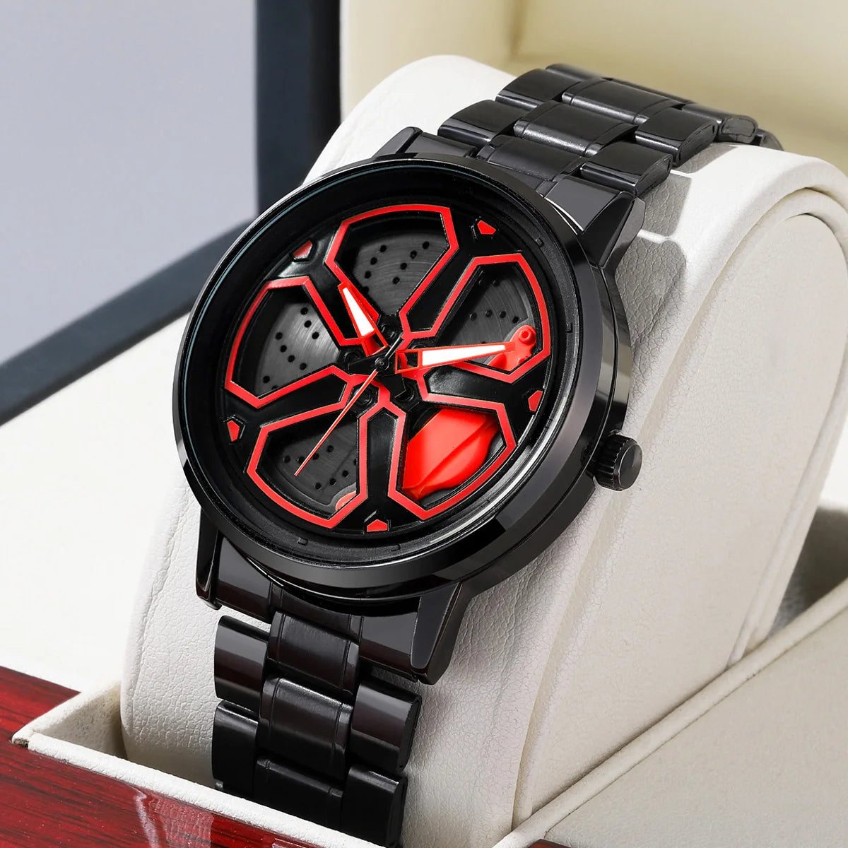 Montre Homme Cadran Jante Sport 3D - Édition Storm | Acier Inoxydable Étanche