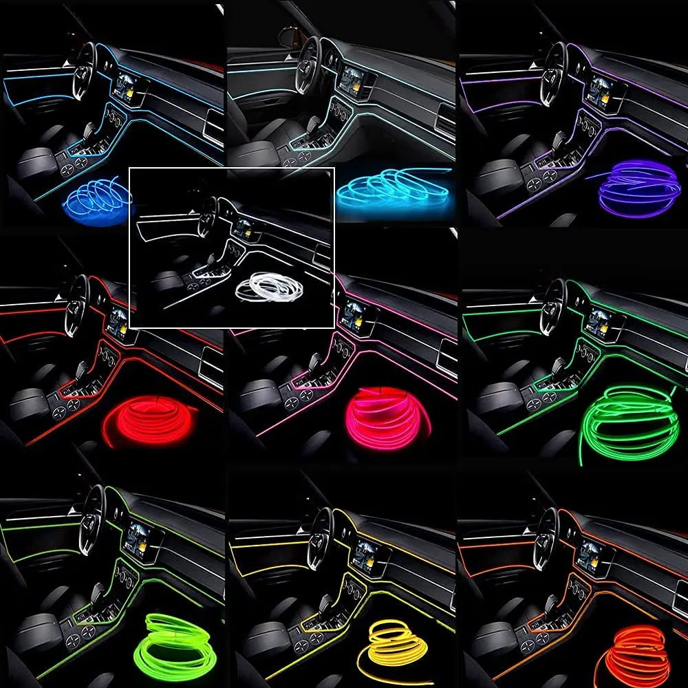LED Neon Interior Wire - Continuous Light Effect