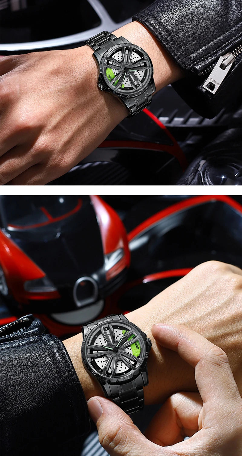 Montre Cadran Jante Mécanique - Édition Apex