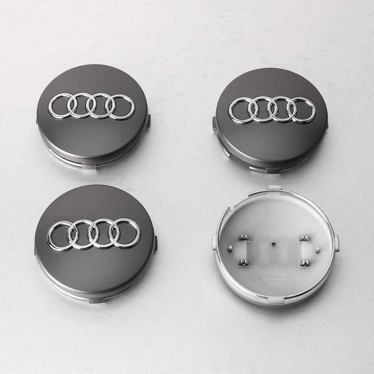 Cache-Moyeu de Roue Audi - Emblème Centre de Jante 59mm
