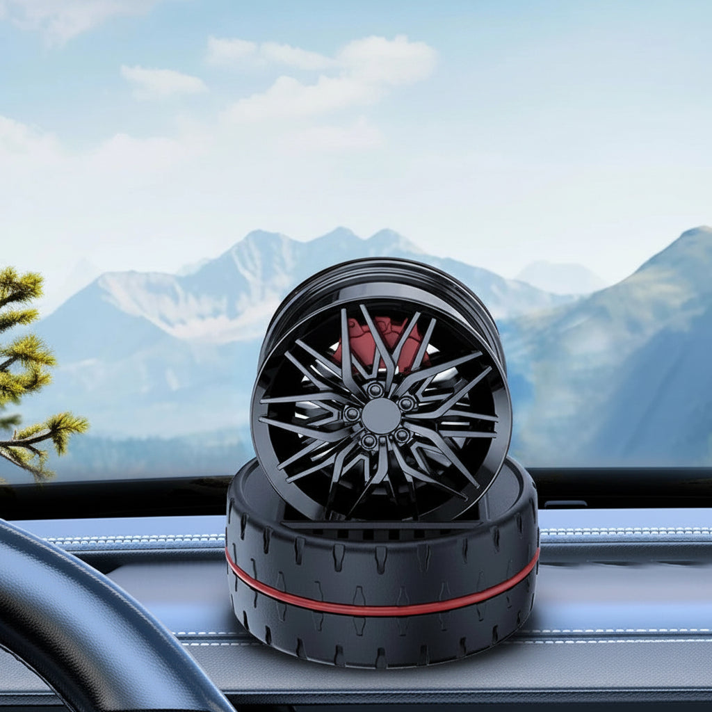 Diffuseur parfum voiture jante rotative