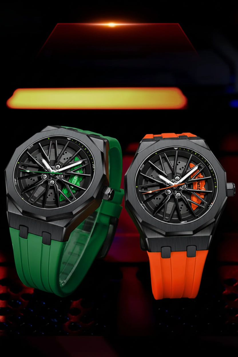 Montre Cadran Sport 3D - Édition Night Rider