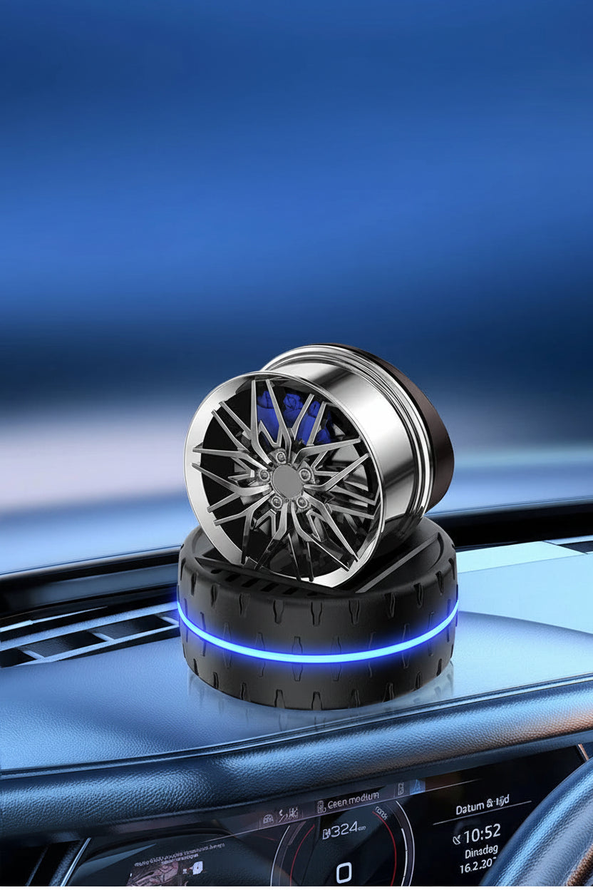 Diffuseur Parfum Voiture Jante Rotative - Édition Wheel