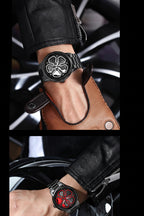 Men's Sport 3D Wheel Dial Watch – Storm Edition | Stainless Steel Waterproof