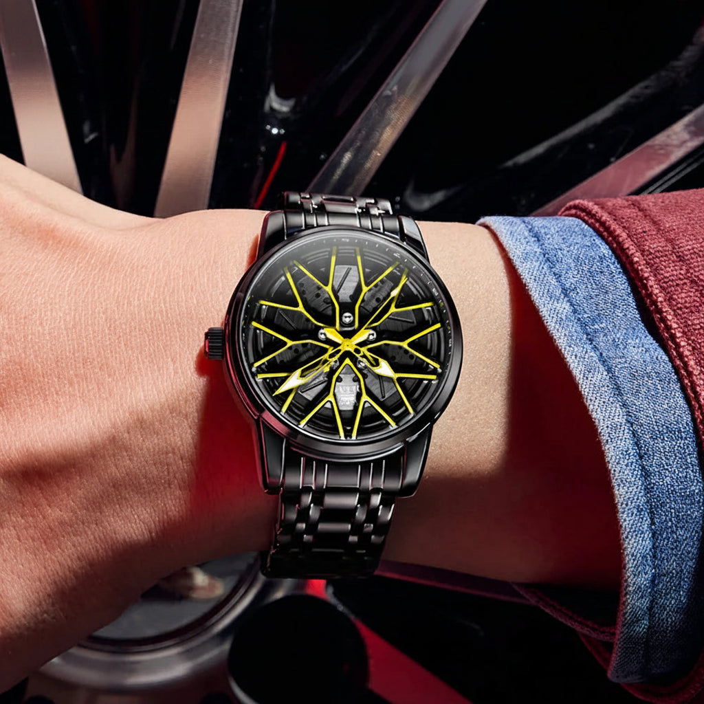 3D Rotating Rim Dial Watch - Momentum Edition