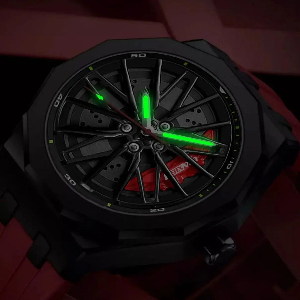 Montre Cadran Sport 3D - Édition Night Rider