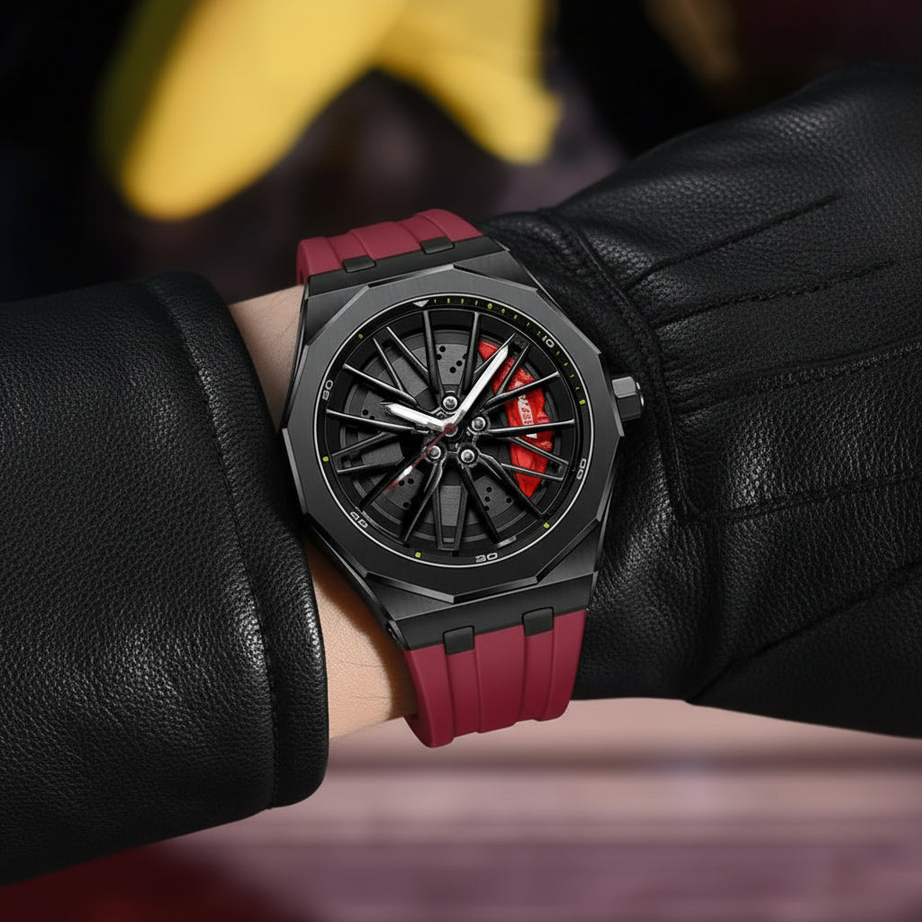 Montre Cadran Sport 3D - Édition Night Rider