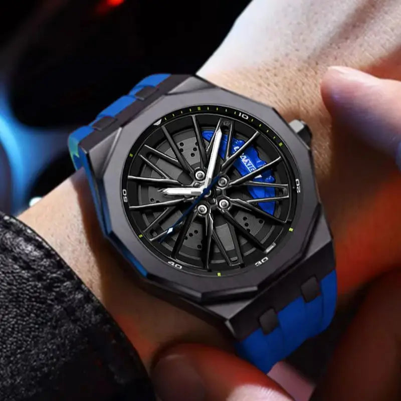 Montre Cadran Sport 3D - Édition Night Rider