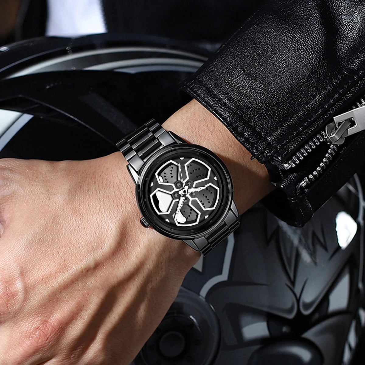 Montre Homme Cadran Jante Sport 3D - Édition Storm | Acier Inoxydable Étanche