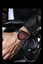 Men's Sport 3D Wheel Dial Watch – Storm Edition | Stainless Steel Waterproof