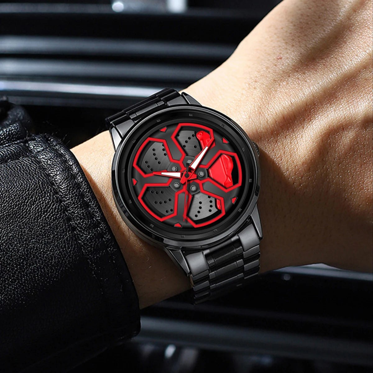 Montre Homme Cadran Jante Sport 3D - Édition Storm | Acier Inoxydable Étanche