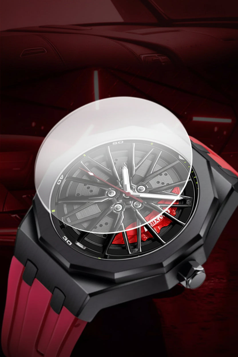 Montre Cadran Sport 3D - Édition Night Rider