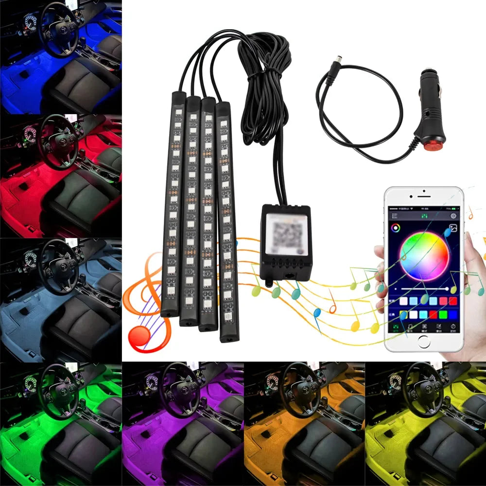 Ambiance LED Habitacle - Télécommande & App
